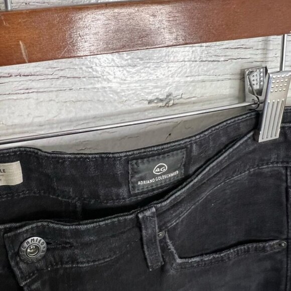 AG Adriano Goldschmied Super Skinny Black Ankle Legging Jeans  Jegging 30 - Picture 5 of 9